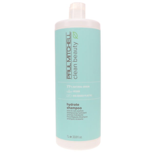 Paul Mitchell Clean Beauty Hydrate Shampoo 33.8 oz & Clean Beauty Hydrate Conditioner 33.8 oz Combo Pack