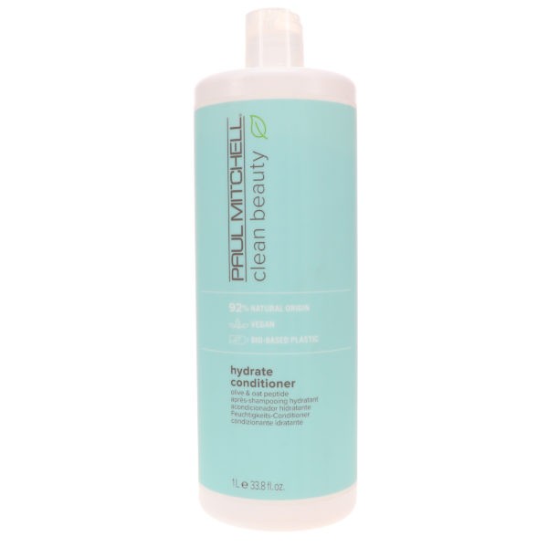 Paul Mitchell Clean Beauty Hydrate Shampoo 33.8 oz & Clean Beauty Hydrate Conditioner 33.8 oz Combo Pack