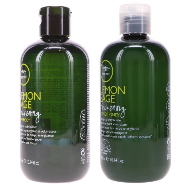 Paul Mitchell Tea Tree Lemon Sage Thickening Shampoo 10.14 oz & Tea Tree Lemon Sage Thickening Conditioner 10.14 oz Combo Pack