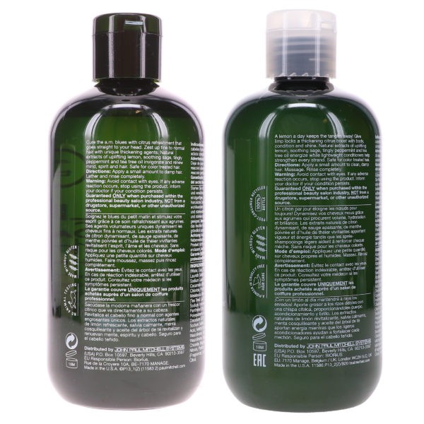 Paul Mitchell Tea Tree Lemon Sage Thickening Shampoo 10.14 oz & Tea Tree Lemon Sage Thickening Conditioner 10.14 oz Combo Pack