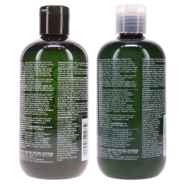 Paul Mitchell Tea Tree Lemon Sage Thickening Shampoo 10.14 oz & Tea Tree Lemon Sage Thickening Conditioner 10.14 oz Combo Pack