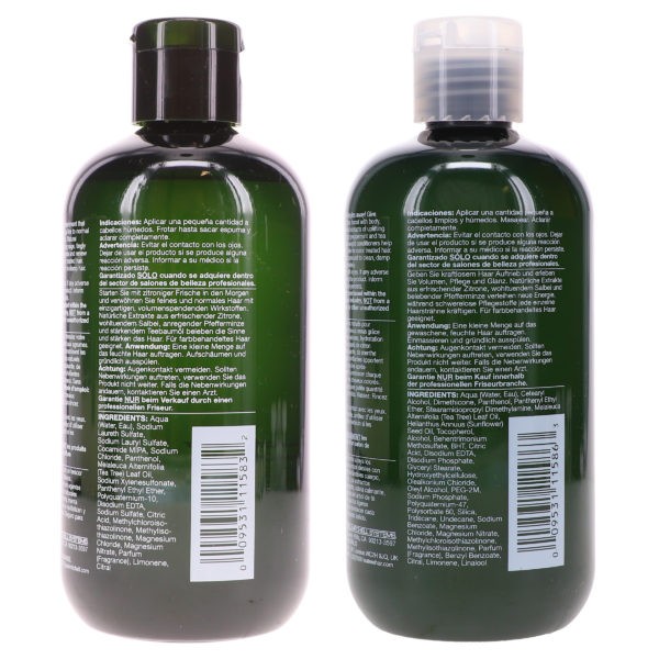 Paul Mitchell Tea Tree Lemon Sage Thickening Shampoo 10.14 oz & Tea Tree Lemon Sage Thickening Conditioner 10.14 oz Combo Pack