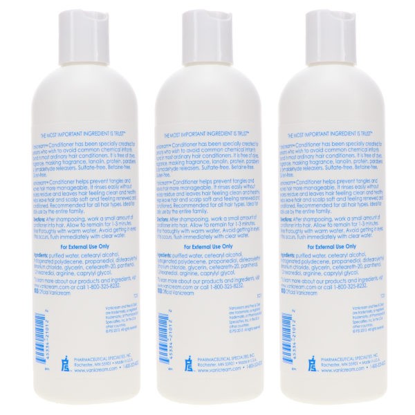 Vanicream Conditioner 12 oz 3 Pack