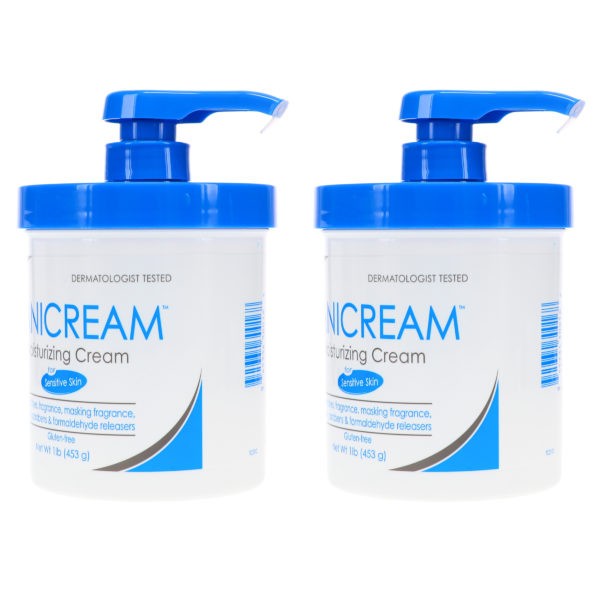 Vanicream Moisturizing Skin Cream with Pump Dispenser 16 oz 2 Pack